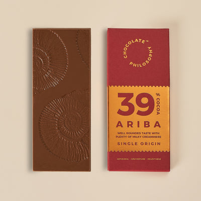 Ariba Milk Chocolate with Caramel, Single Origin, 30g